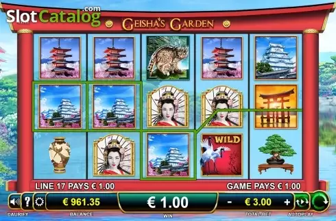 Скрин4. Geisha's Garden слот