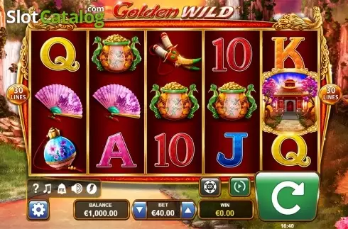 Скрин2. Golden Wild (Leander Games) слот