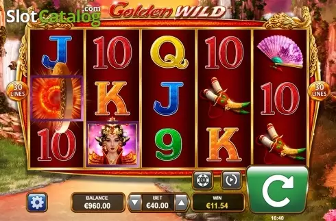 Скрин3. Golden Wild (Leander Games) слот
