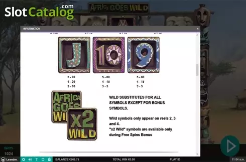 Скрин8. Africa Goes Wild слот
