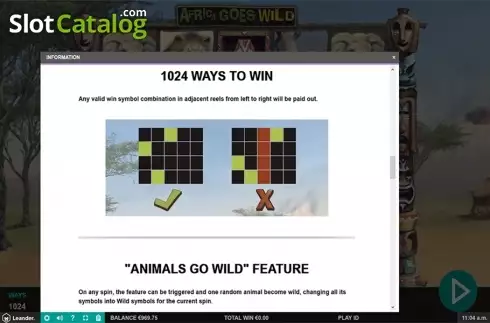 Скрин9. Africa Goes Wild слот