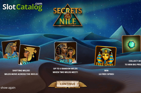Скрин2. Secrets of the Nile слот