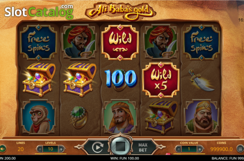 Скрин3. Ali Baba's Gold слот