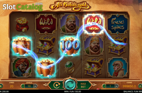 Скрин4. Ali Baba's Gold слот