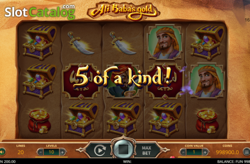 Скрин6. Ali Baba's Gold слот