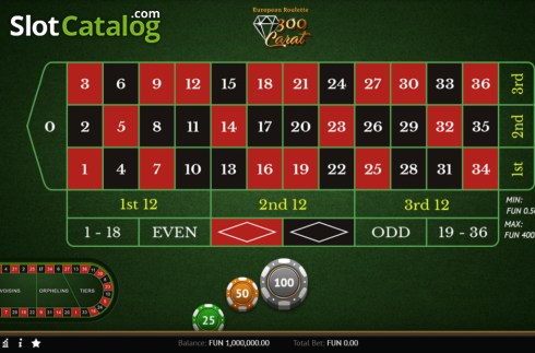 Скрин2. 300 Carat Roulette слот