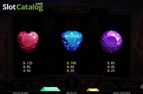 Скрин8. Diamond Heaven слот