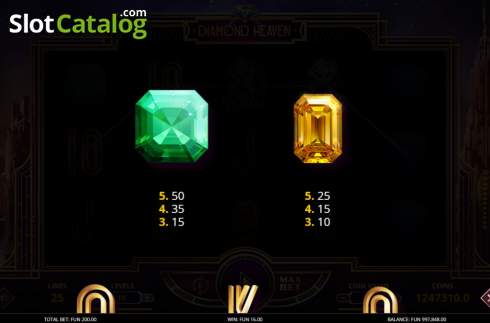 Скрин9. Diamond Heaven слот