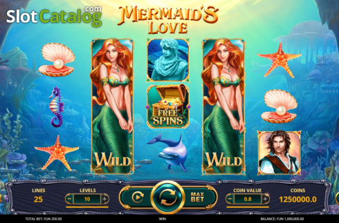 Скрин2. Mermaid's Love слот