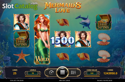 Скрин5. Mermaid's Love слот