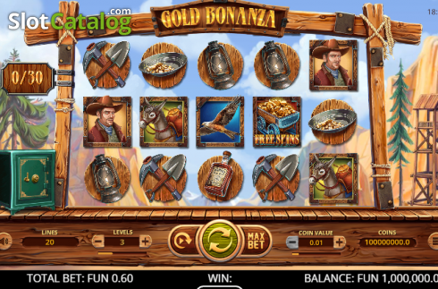 Скрин2. Gold Bonanza слот