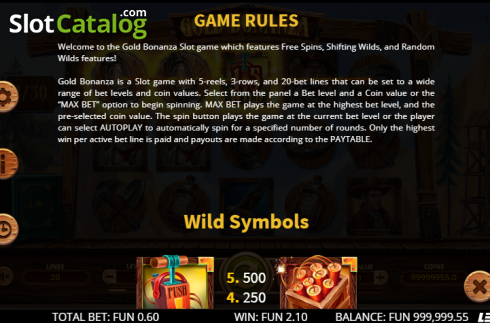 Скрин7. Gold Bonanza слот