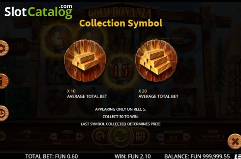 Скрин8. Gold Bonanza слот