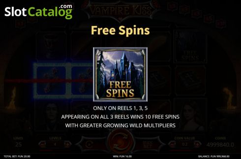 Скрин8. Vampire Kiss (Leap Gaming) слот