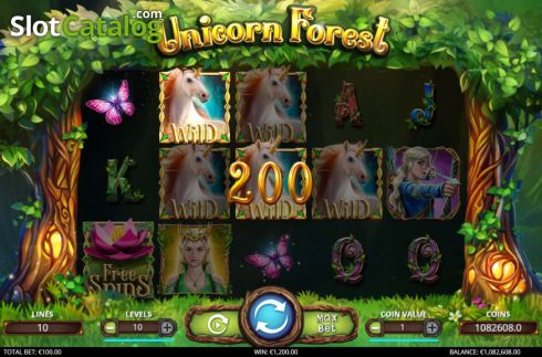 Скрин4. Unicorn Forest слот