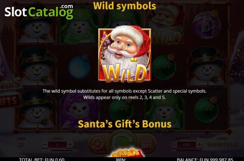 Скрин9. Santa’s Gifts (Leap) слот