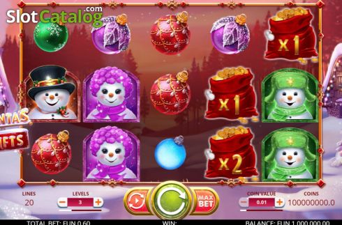 Скрин3. Santa’s Gifts (Leap) слот