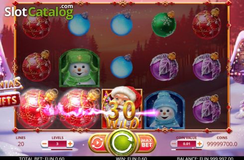 Скрин4. Santa’s Gifts (Leap) слот