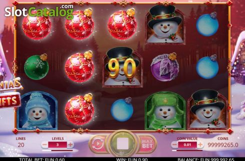 Скрин5. Santa’s Gifts (Leap) слот