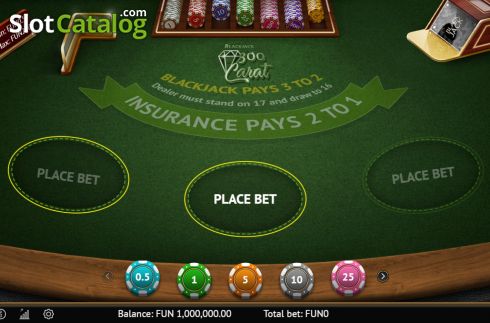 Скрин2. 300 Carat Blackjack слот