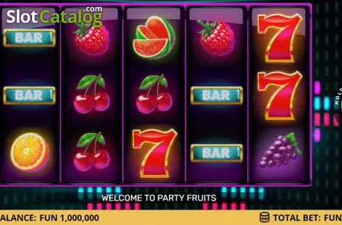 Скрин2. Party Fruits слот