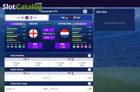 Скрин3. Football Penalty Duel слот