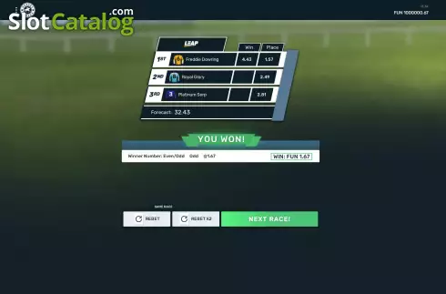 Скрин6. Horses Streak слот