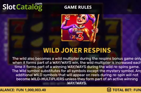 Скрин6. Wild Jokers слот