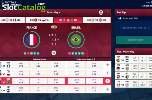 Скрин2. Football Cup - World слот