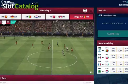 Скрин3. Football Cup - World слот