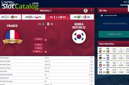 Скрин5. Football Cup - World слот