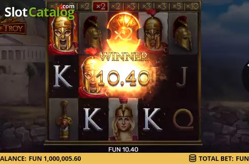 Скрин4. Shields of Troy слот