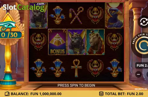 Скрин2. Secrets of the Nile 2 слот