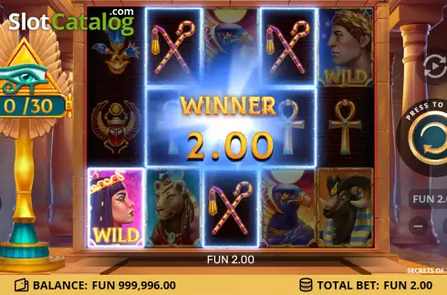 Скрин3. Secrets of the Nile 2 слот