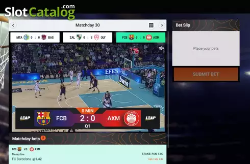 Скрин3. Euroleague Scheduled Legends слот