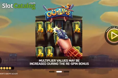 Скрин2. Outlaws (Leap Gaming) слот