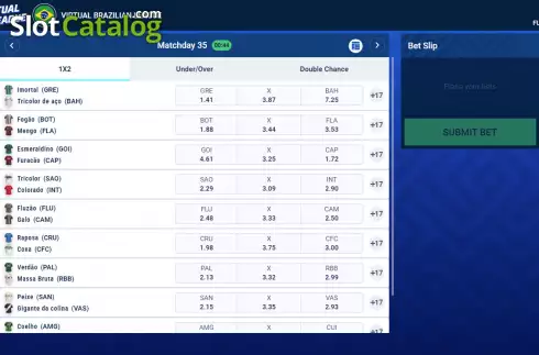 Скрин2. Virtual Brazilian League слот