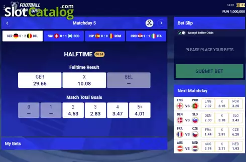 Скрин3. Football Cup – Euro слот