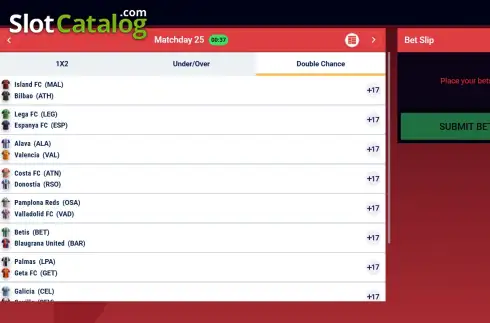 Скрин2. Virtual Spanish League слот