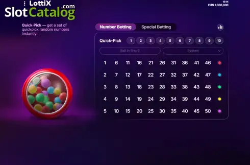 Скрин2. LottiX слот