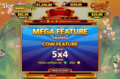 Скрин8. Carnival Cow Coin Combo слот