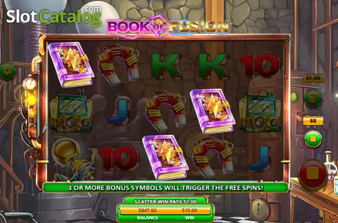 Скрин5. Book Of Fusion слот