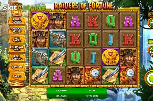 Скрин3. Raiders Of Fortune слот