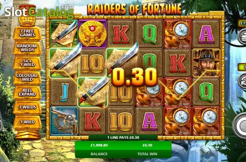 Скрин4. Raiders Of Fortune слот