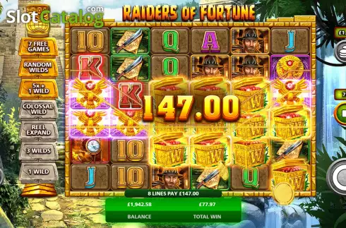 Скрин7. Raiders Of Fortune слот
