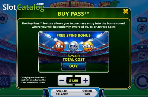 Скрин7. Sports Bonanza Accumul8 слот