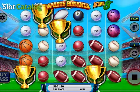 Скрин8. Sports Bonanza Accumul8 слот