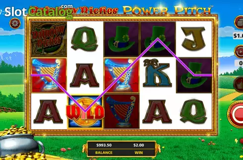 Скрин4. Rainbow Riches Power Pitch слот