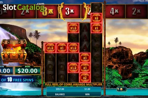 Скрин8. Cash Falls Pirate’s Trove слот