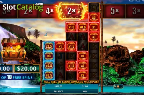 Скрин9. Cash Falls Pirate’s Trove слот
